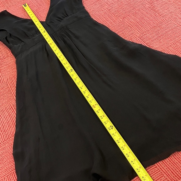 Fornarina women’s large silk Black V-Neck Dress - Picture 14 of 16